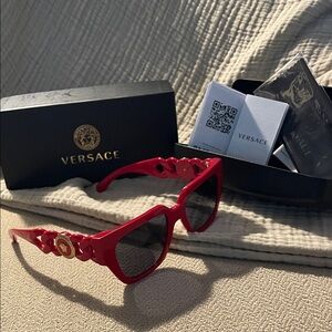 Versace Bold Red Sunglasses